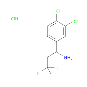 1-(3,4-Dichlorophenyl)-3,3,3-trifluoropropan-1-amine Hydrochloride