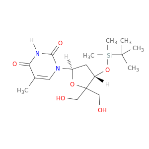 Thymidine, 3'-O-[(1,1-dimethylethyl)dimethylsilyl]-4'-(hydroxymethyl)-