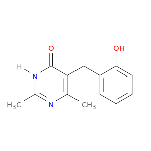 4(3H)-Pyrimidinone,5-[(2-hydroxyphenyl)methyl]-2,6-dimethyl-