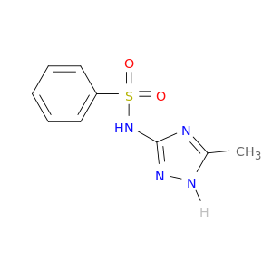 Benzenesulfonamide,N-(3-methyl-1H-1,2,4-triazol-5-yl)-