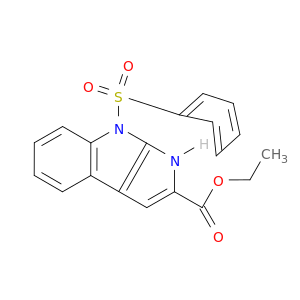 Pyrrolo[2,3-b]indole-2-carboxylicacid, 1,8-dihydro-8-(phenylsulfonyl)-, ethyl ester