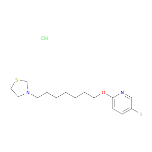 pyridine, 5-iodo-2-[[7-(3-thiazolidinyl)heptyl]oxy]-, hydrochloride(1:1)
