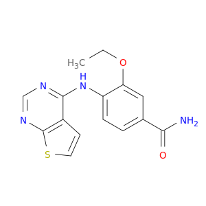 Benzamide, 3-ethoxy-4-(thieno[2,3-d]pyrimidin-4-ylamino)-