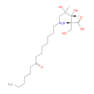 (2s,3r,4r)-2-amino-3,4-dihydroxy-2-(hydroxymethyl)-14-oxoicosanoic acid