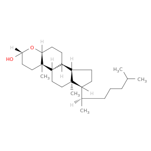 (2r,4ar,4bs,6ar,7r,9as,9bs,11ar)-4a,6a-dimethyl-7-[(2r)-6-methylheptan-2-yl]hexadecahydroindeno[5,4-f]chromen-2-ol