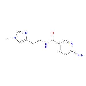 3-Pyridinecarboxamide, 6-amino-N-[2-(1H-imidazol-4-yl)ethyl]-