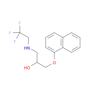 2-Propanol, 1-(1-naphthalenyloxy)-3-[(2,2,2-trifluoroethyl)amino]-