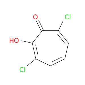 2,4,6-Cycloheptatrien-1-one, 3,7-dichloro-2-hydroxy-