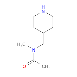Acetamide, N-methyl-N-(4-piperidinylmethyl)-