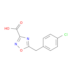 5-[(4-chlorophenyl)methyl]-1,2,4-oxadiazole-3-carboxylic acid