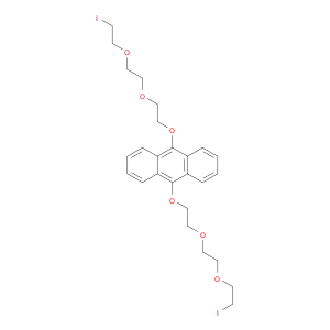 Anthracene, 9,10-bis[2-[2-(2-iodoethoxy)ethoxy]ethoxy]-