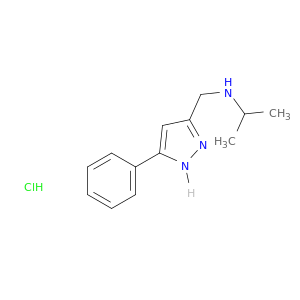 N-((5-Phenyl-1H-pyrazol-3-yl)methyl)propan-2-amine hydrochloride