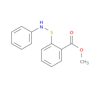 Benzoic acid, 2-[(phenylamino)thio]-, methyl ester