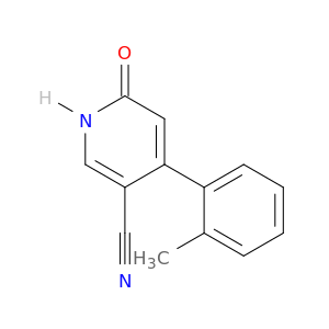 3-Pyridinecarbonitrile, 1,6-dihydro-4-(2-methylphenyl)-6-oxo-