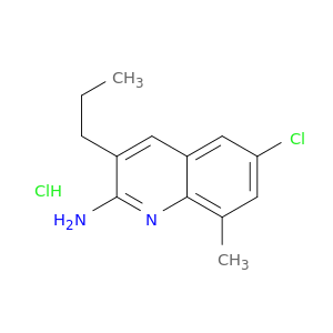 2-Amino-6-chloro-8-methyl-3-propylquinoline hydrochloride