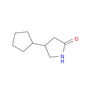 4-cyclopentylpyrrolidin-2-one