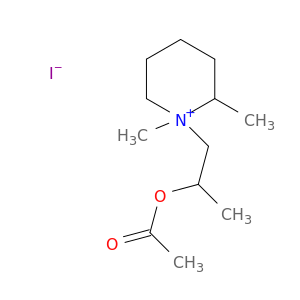 Piperidinium, 1-[2-(acetyloxy)propyl]-1,2-dimethyl-, iodide