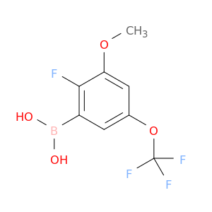2-Fluoro-3-methoxy-5-(trifluoromethoxy)phenylboronic acid