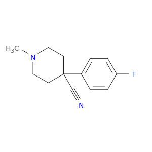 4-Piperidinecarbonitrile, 4-(4-fluorophenyl)-1-methyl-