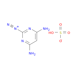 2-Pyrimidinediazonium, 4,6-diamino-, sulfate (1:1)