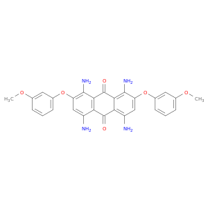 9,10-Anthracenedione, 1,4,5,8-tetraamino-2,7-bis(3-methoxyphenoxy)-