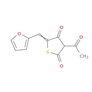 2,4(3H,5H)-Thiophenedione, 3-acetyl-5-(2-furanylmethylene)-