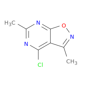 4-氯-3,6-二甲基异恶唑并[5,4-d]嘧啶