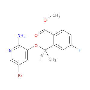 2-[(1R)-1-[(2-氨基-5-溴-3-吡啶基)氧基]乙基]-4-氟苯甲酸甲酯