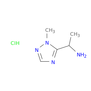 1-(1-methyl-1H-1,2,4-triazol-5-yl)ethan-1-amine hydrochloride