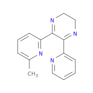 Pyrazine, 2,3-dihydro-5-(6-methyl-2-pyridinyl)-6-(2-pyridinyl)-