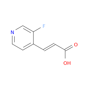 (2E)-3-(3-fluoropyridin-4-yl)prop-2-enoic acid