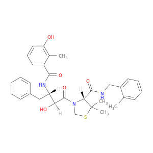 (4R)-3-[(2S,3S)-2-hydroxy-3-[(3-hydroxy-2-methyl-benzoyl)amino]-4-phenyl-butanoyl]-5,5-dimethyl-N-[(2-methylphenyl)methyl]thiazolidine-4-carboxamide