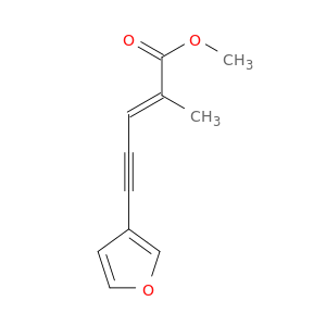 2-Penten-4-ynoic acid, 5-(3-furanyl)-2-methyl-, methyl ester, (E)-