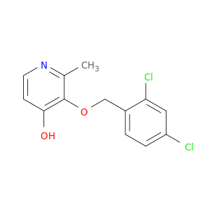 4-Pyridinol,3-[(2,4-dichlorophenyl)methoxy]-2-methyl-