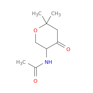 Acetamide, N-(tetrahydro-6,6-dimethyl-4-oxo-2H-pyran-3-yl)-