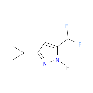 3-CYCLOPROPYL-5-(DIFLUOROMETHYL)-1H-PYRAZOLE