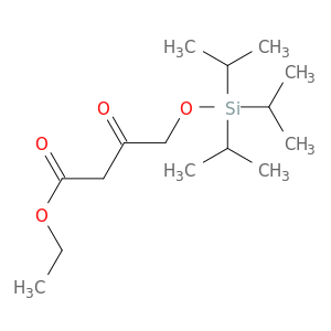 Butanoic acid, 3-oxo-4-[[tris(1-methylethyl)silyl]oxy]-, ethyl ester