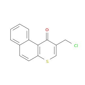 1H-Naphtho[2,1-b]thiopyran-1-one, 2-(chloromethyl)-