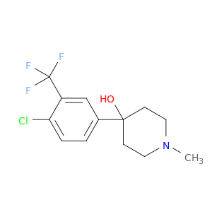 4-Piperidinol, 4-[4-chloro-3-(trifluoromethyl)phenyl]-1-methyl-