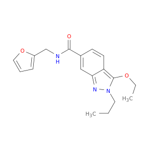 2H-Indazole-6-carboxamide, 3-ethoxy-N-(2-furanylmethyl)-2-propyl-