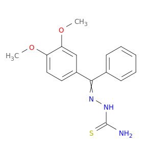 Hydrazinecarbothioamide, 2-[(3,4-dimethoxyphenyl)phenylmethylene]-