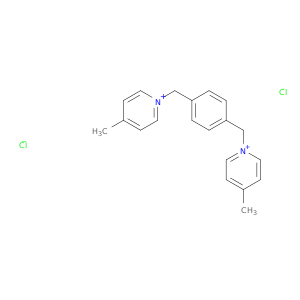 Pyridinium, 1,1'-[1,4-phenylenebis(methylene)]bis[4-methyl-, dichloride