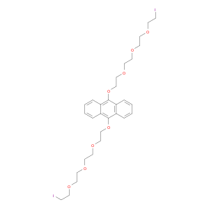 Anthracene, 9,10-bis[2-[2-[2-(2-iodoethoxy)ethoxy]ethoxy]ethoxy]-