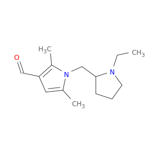 1-[(1-Ethylpyrrolidin-2-yl)methyl]-2,5-dimethyl-1H-pyrrole-3-carbaldehyde
