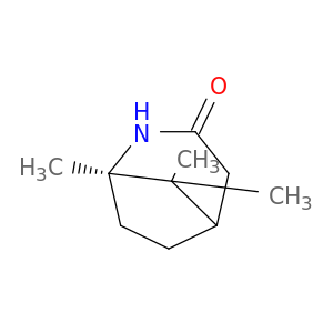 2-Azabicyclo[3.2.1]octan-3-one, 1,8,8-trimethyl-, (1R)-