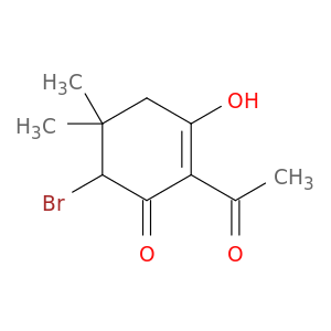 2-Cyclohexen-1-one, 2-acetyl-6-bromo-3-hydroxy-5,5-dimethyl-