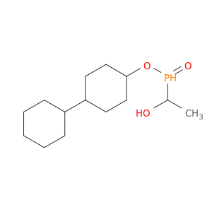 Phosphinic acid, (1-hydroxyethyl)-, [1,1'-bicyclohexyl]-4-yl ester