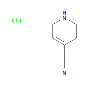 1,2,3,6-tetrahydropyridine-4-carbonitrile hydrochloride