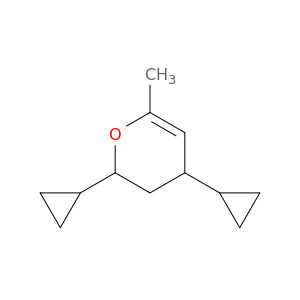 2H-Pyran, 2,4-dicyclopropyl-3,4-dihydro-6-methyl-
