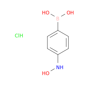Boronic acid, [4-(hydroxyamino)phenyl]-, hydrochloride